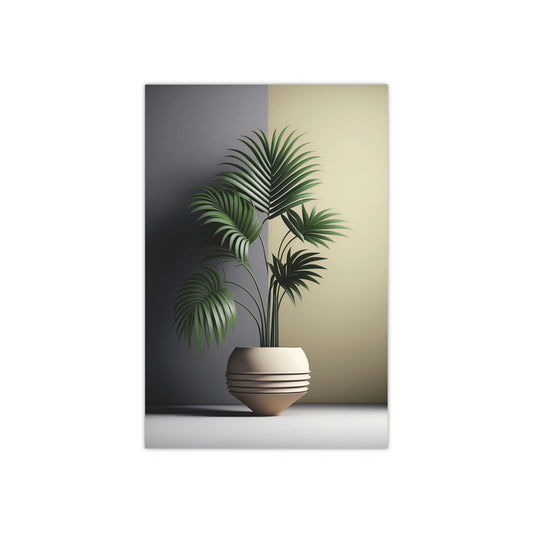 Minimalist Majesty Palm Plant - Satin Posters