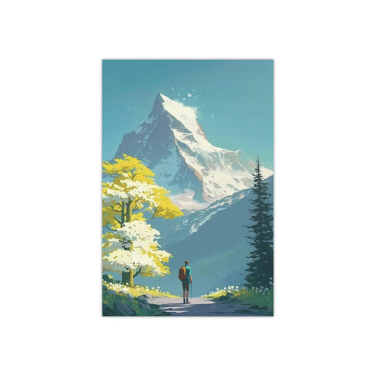 Enchanted Alpine Adventure - Satin Posters
