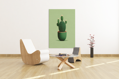 Minimalist Cactus - Satin Posters
