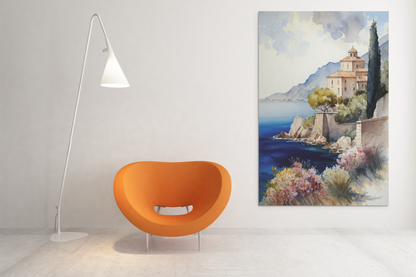 Riviera France Landscape - Satin Posters