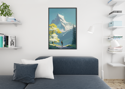 Enchanted Alpine Adventure - Satin Posters